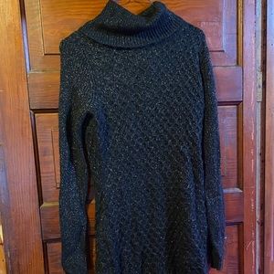 NWT Apt 9 Lurex TurtleNeck Sweater Dress